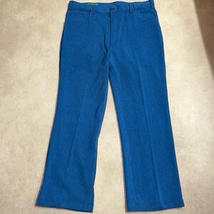 True Vintage Habands Fit Forever Blue Straight-Leg Pants